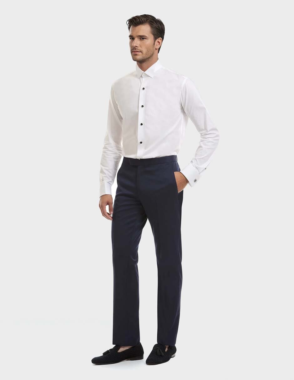 Camisa etiqueta de algodón manga larga para hombre 3