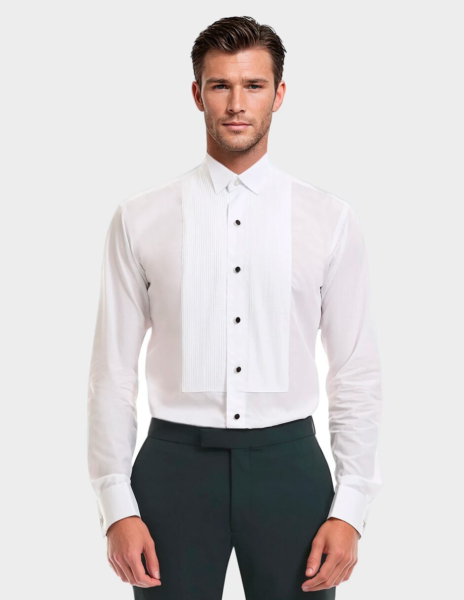 Camisa etiqueta de algodón manga larga para hombre Camisa etiqueta de algodón manga larga para hombre