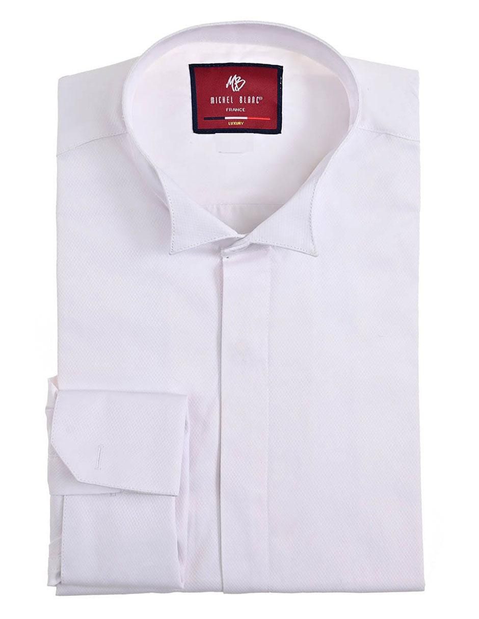 Camisa etiqueta de algodón manga larga para hombre 5