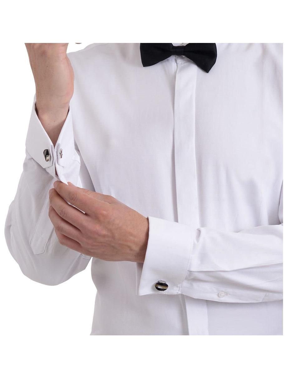 Camisa etiqueta de algodón manga larga para hombre 8