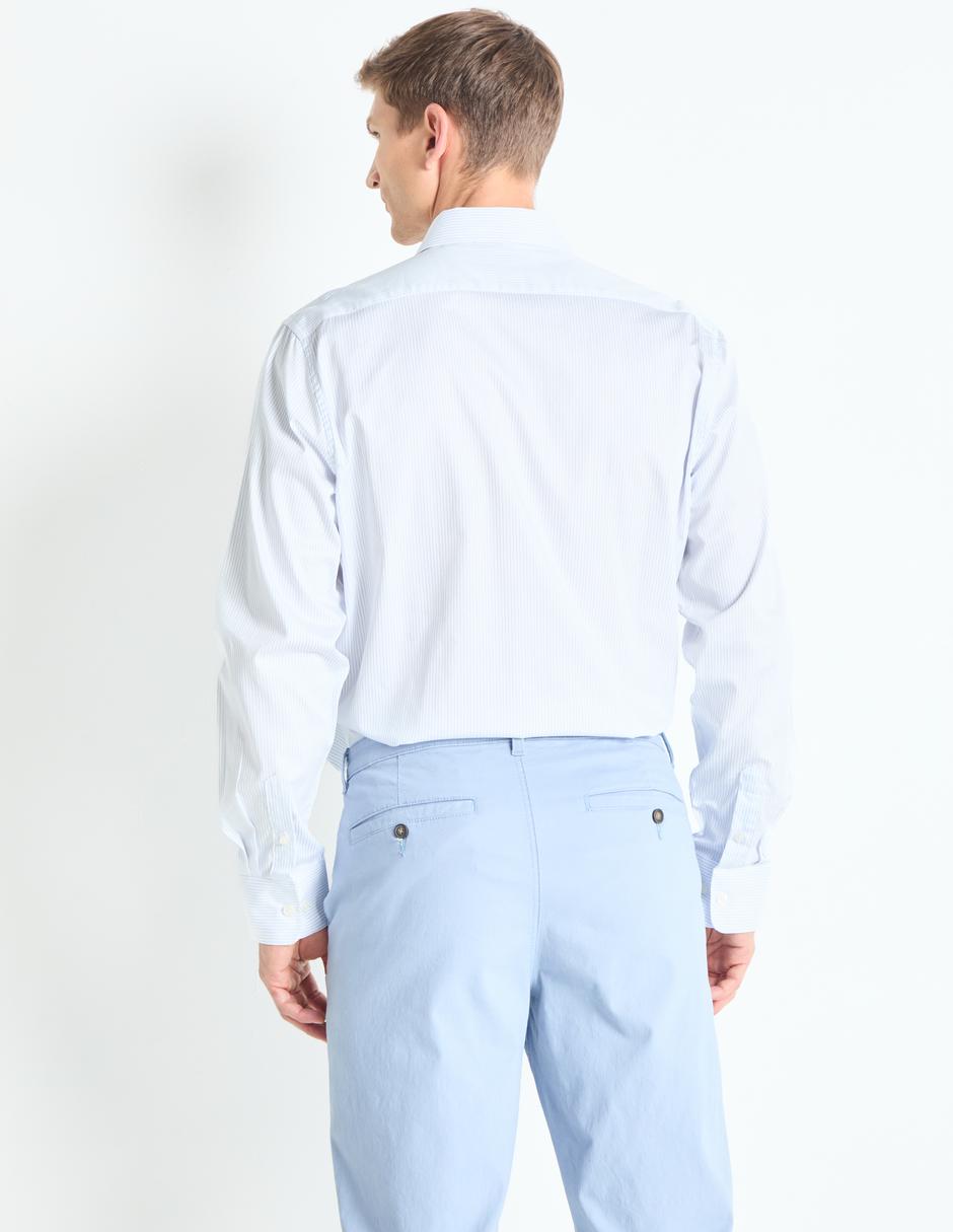 Camisa business casual de algodón manga larga para hombre 2