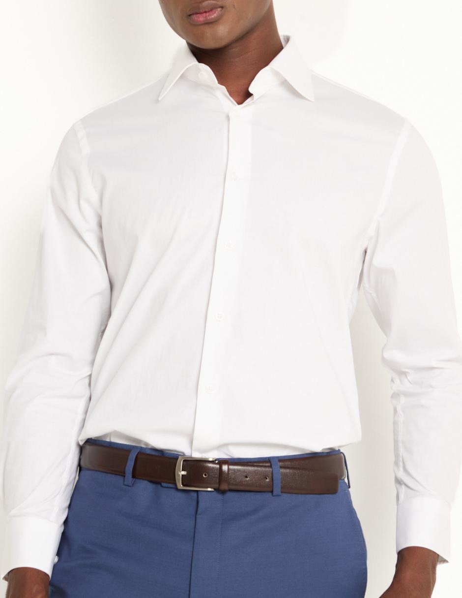 Camisa Business casual de algodón manga larga para hombre 4
