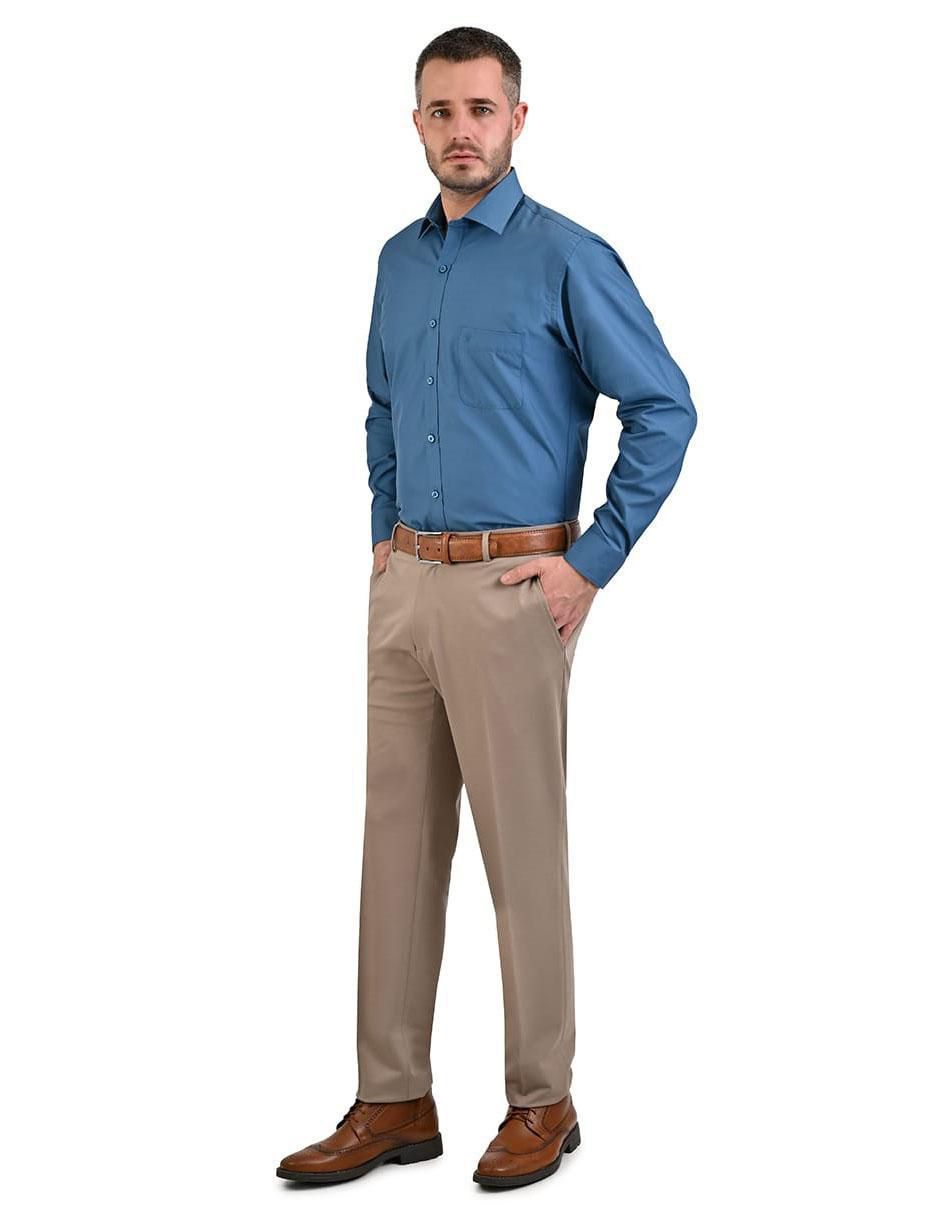 Camisa de vestir manga larga para hombre 5