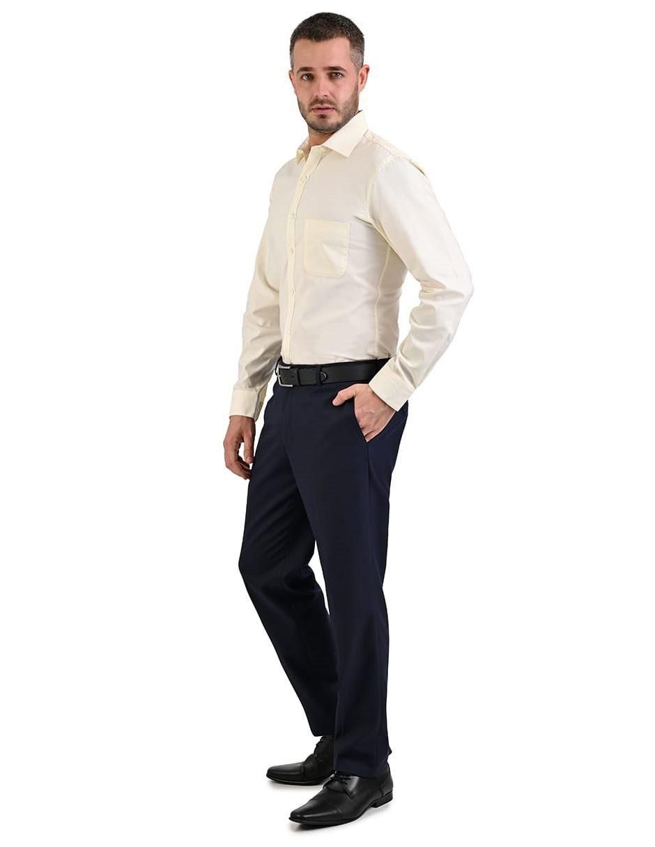 Camisa de vestir manga larga para hombre 4