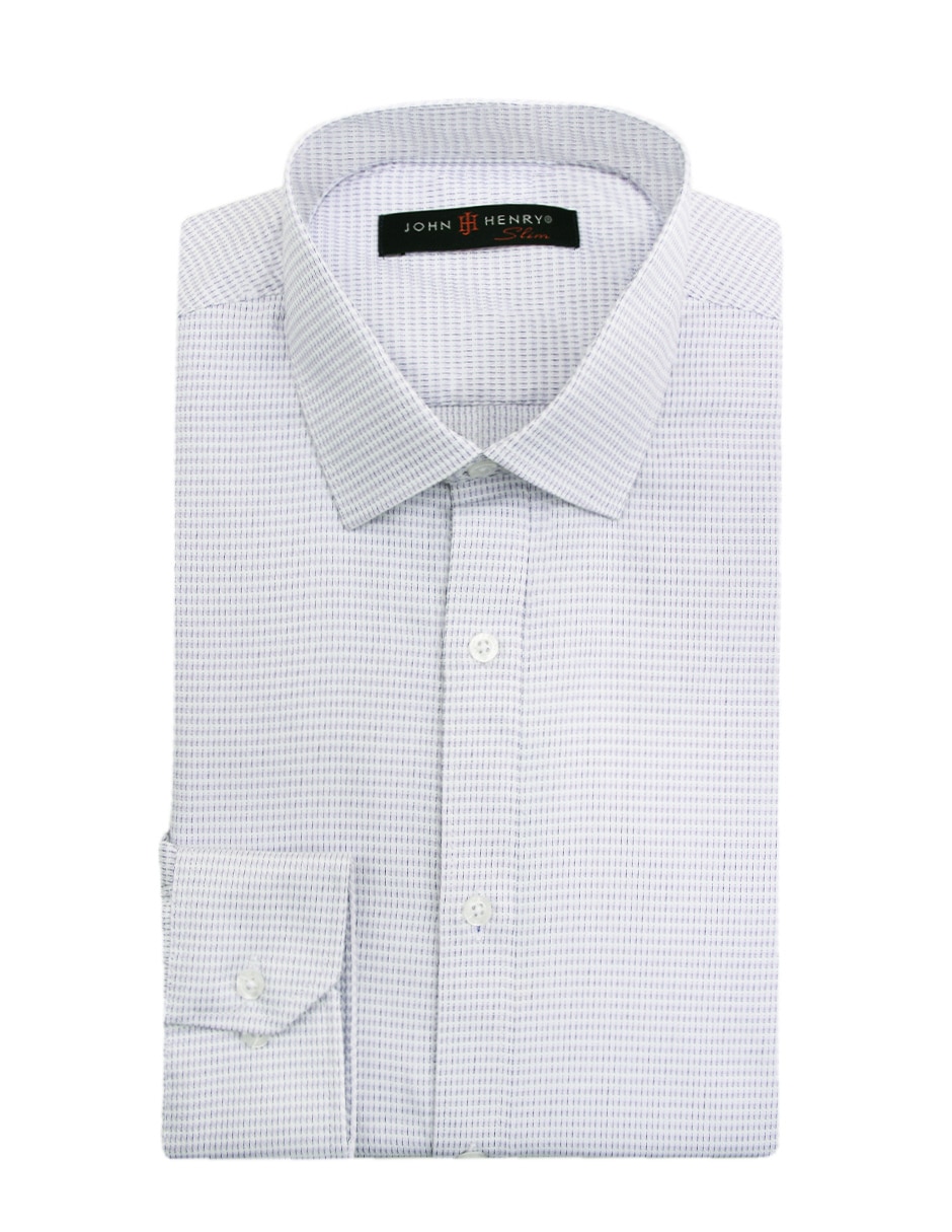 Camisa de vestir manga larga para hombre