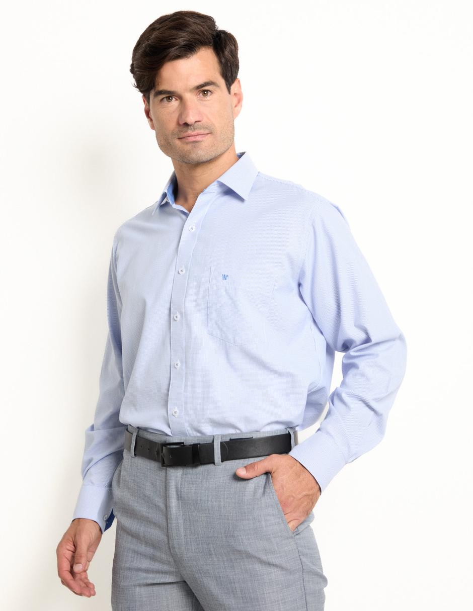 Camisa de vestir manga larga para hombre