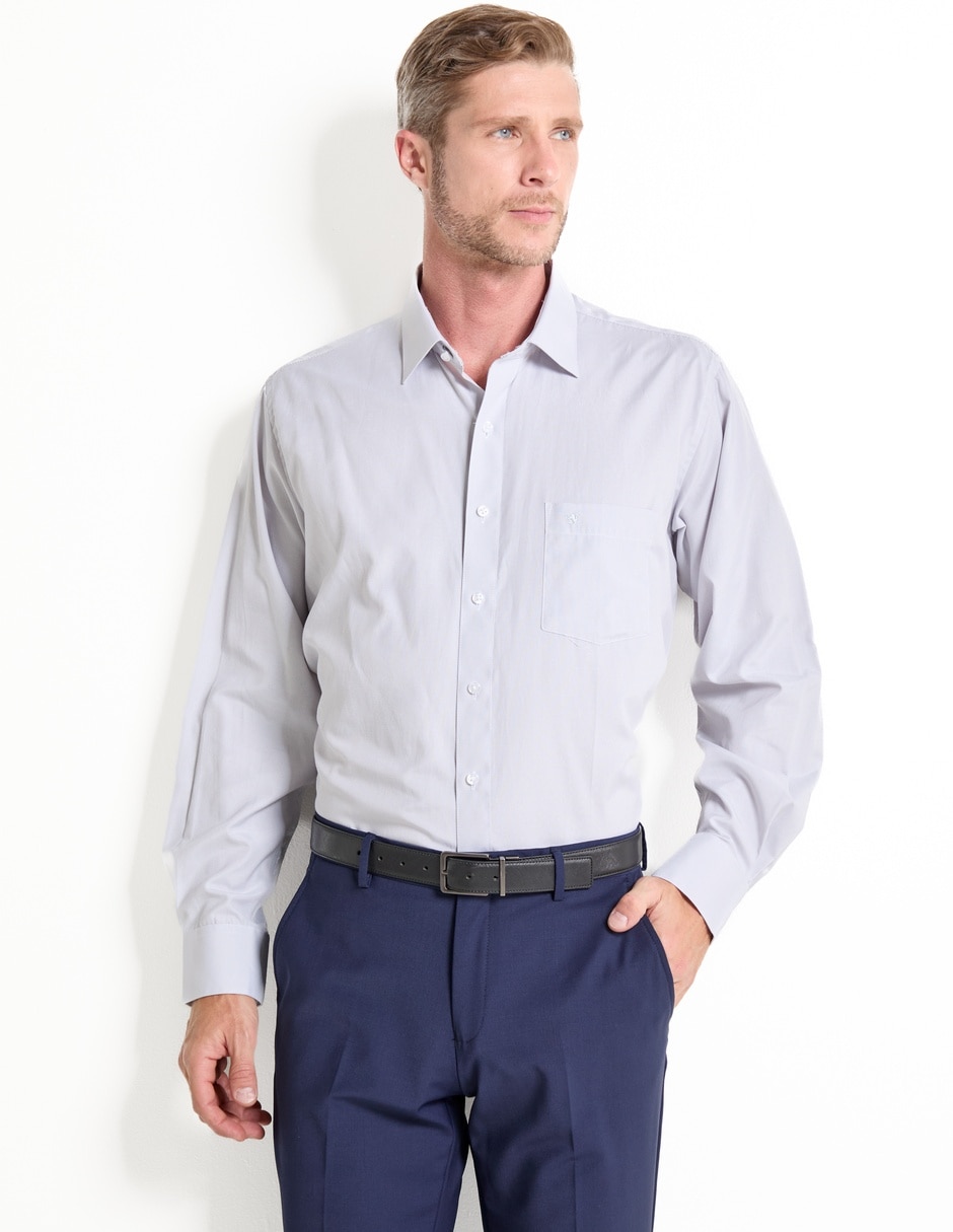 Camisa de vestir manga larga para hombre