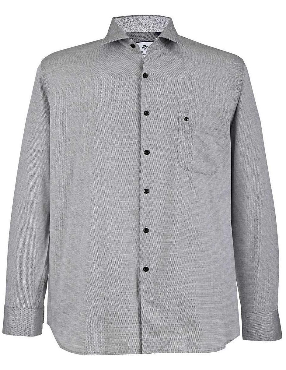 Camisa casual de algodón manga larga para hombre Camisa casual de algodón manga larga para hombre
