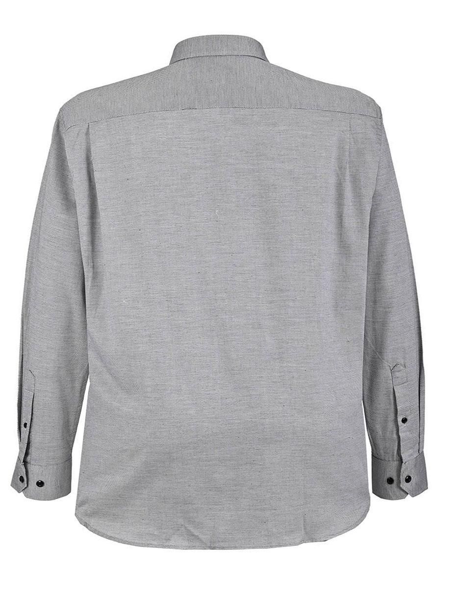 Camisa casual de algodón manga larga para hombre 2