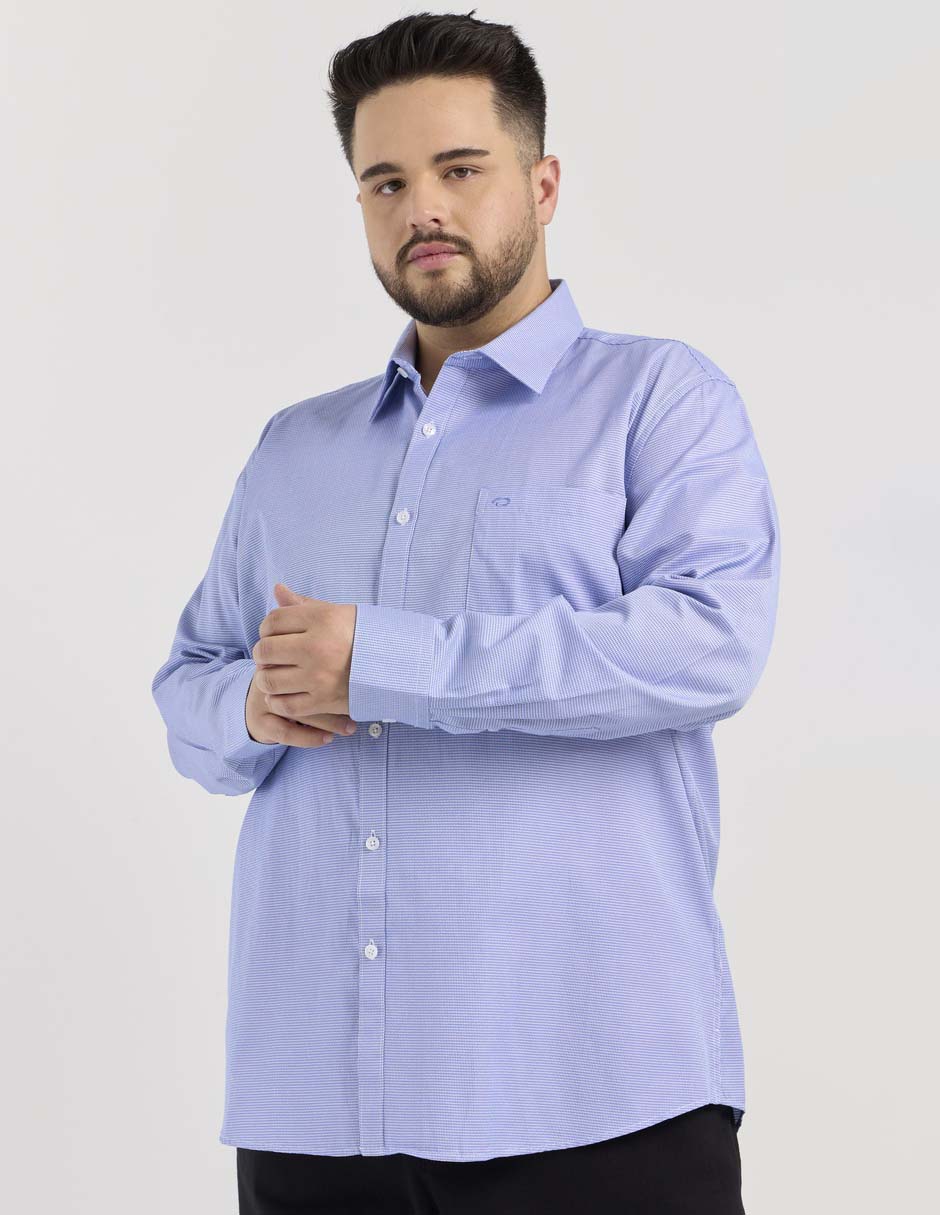 Camisa de vestir manga larga para hombre