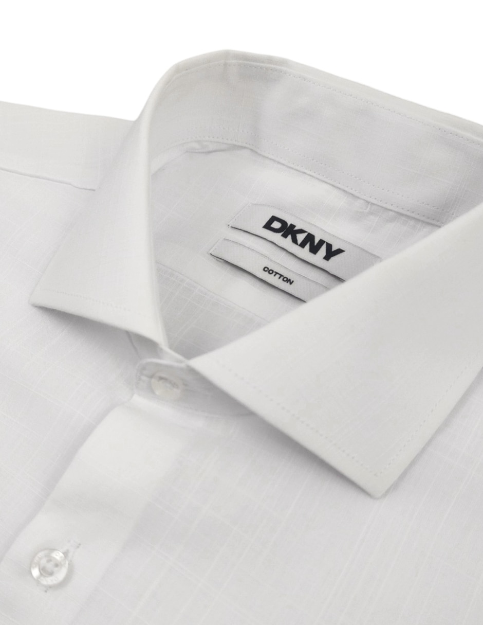 Camisa formal de poliéster y algodón manga larga para hombre 2