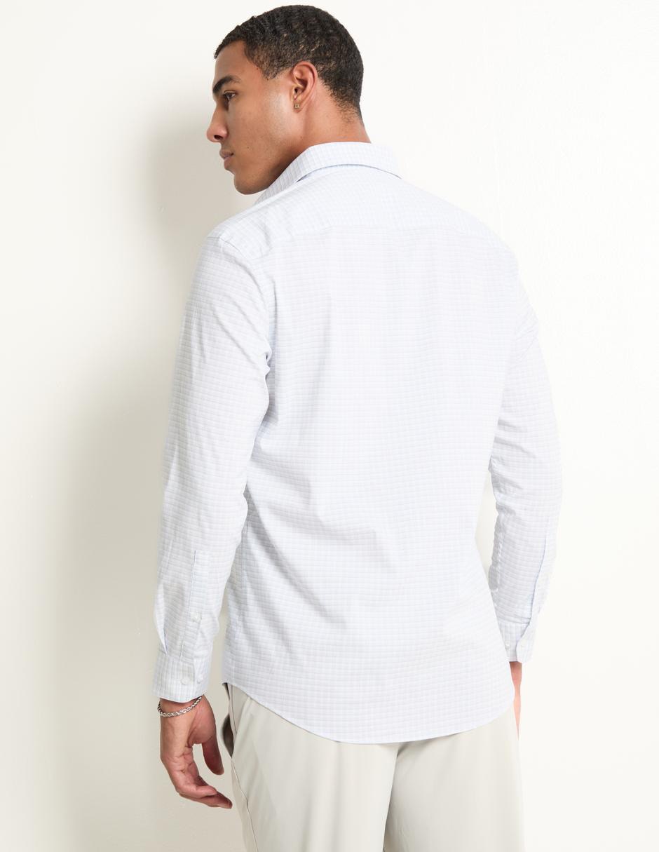 Camisa de vestir de algodón manga larga para hombre 2