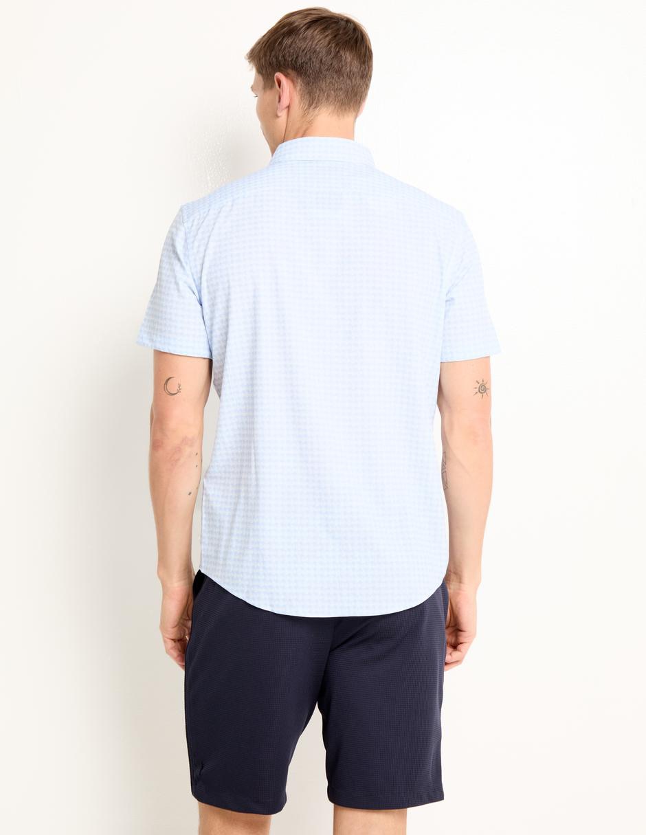 Camisa casual de algodón manga corta para hombre 2