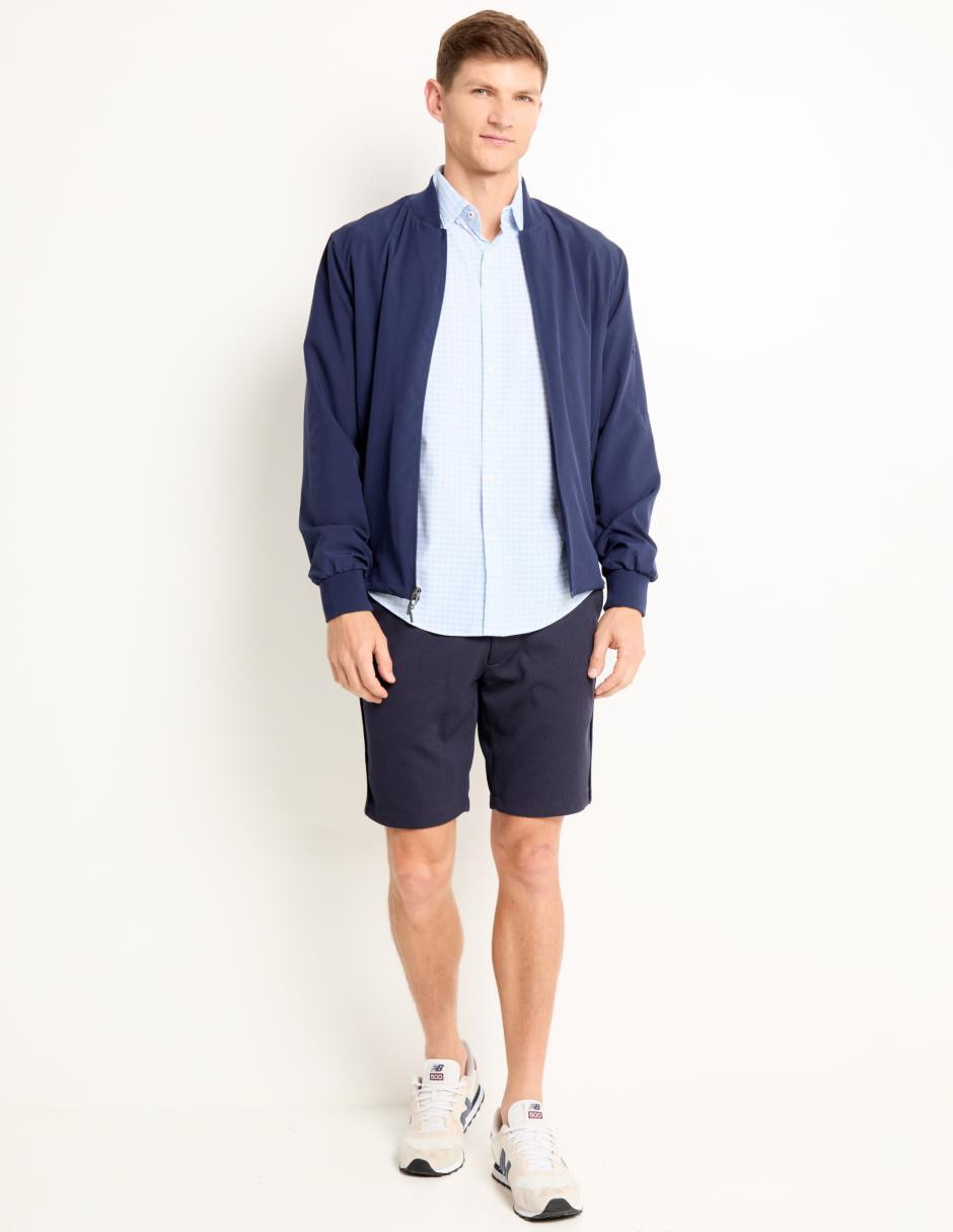 Camisa casual de algodón manga corta para hombre 3