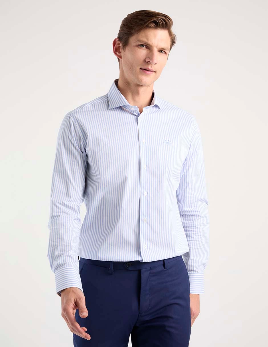 Camisa de vestir manga larga para hombre Camisa de vestir manga larga para hombre