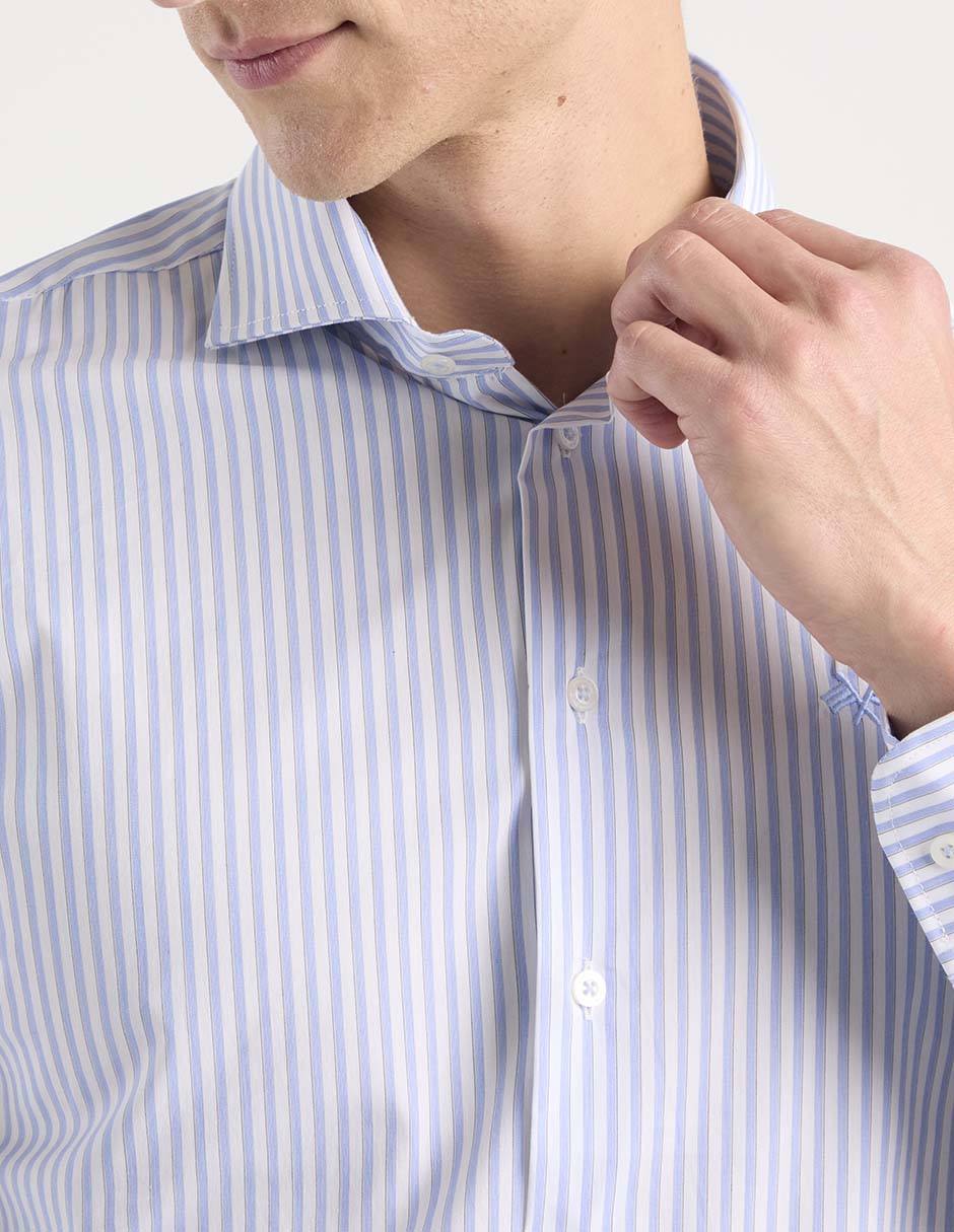 Camisa de vestir manga larga para hombre 4