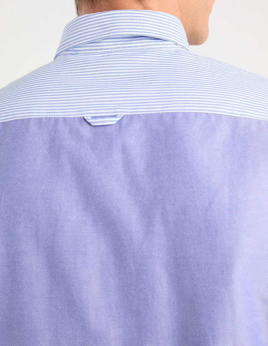 Camisa casual manga larga para hombre 5