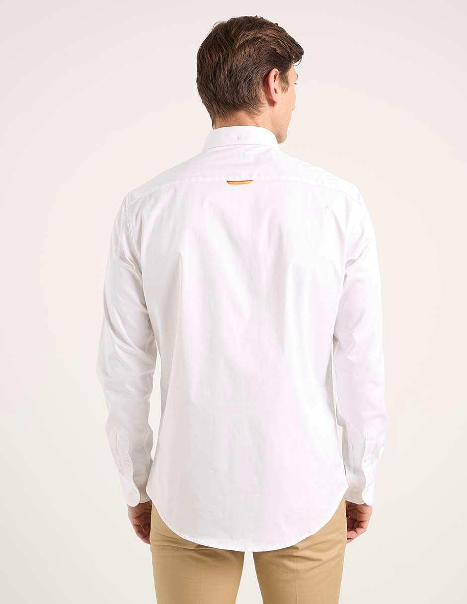Camisa casual manga larga para hombre 2
