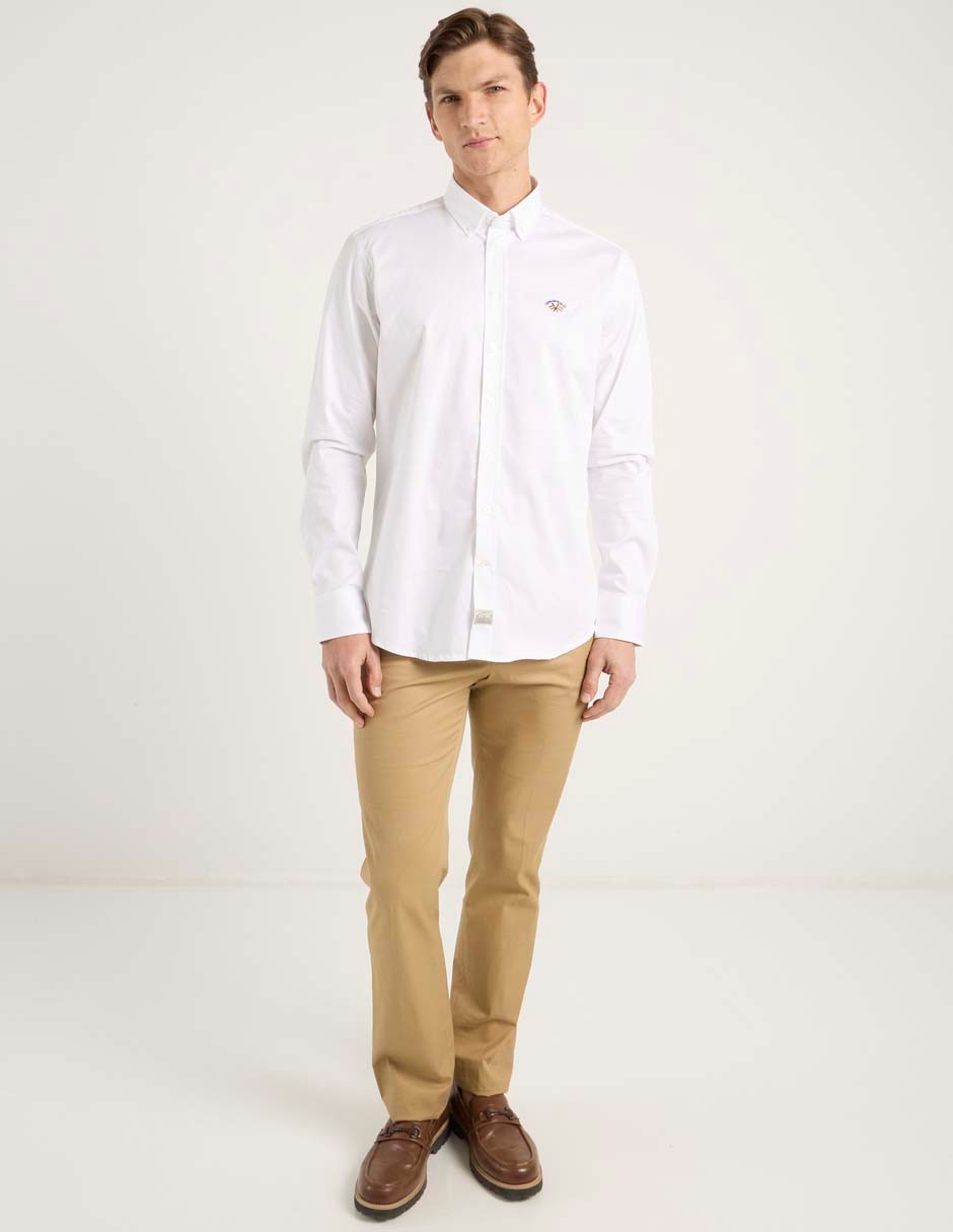 Camisa casual manga larga para hombre 3