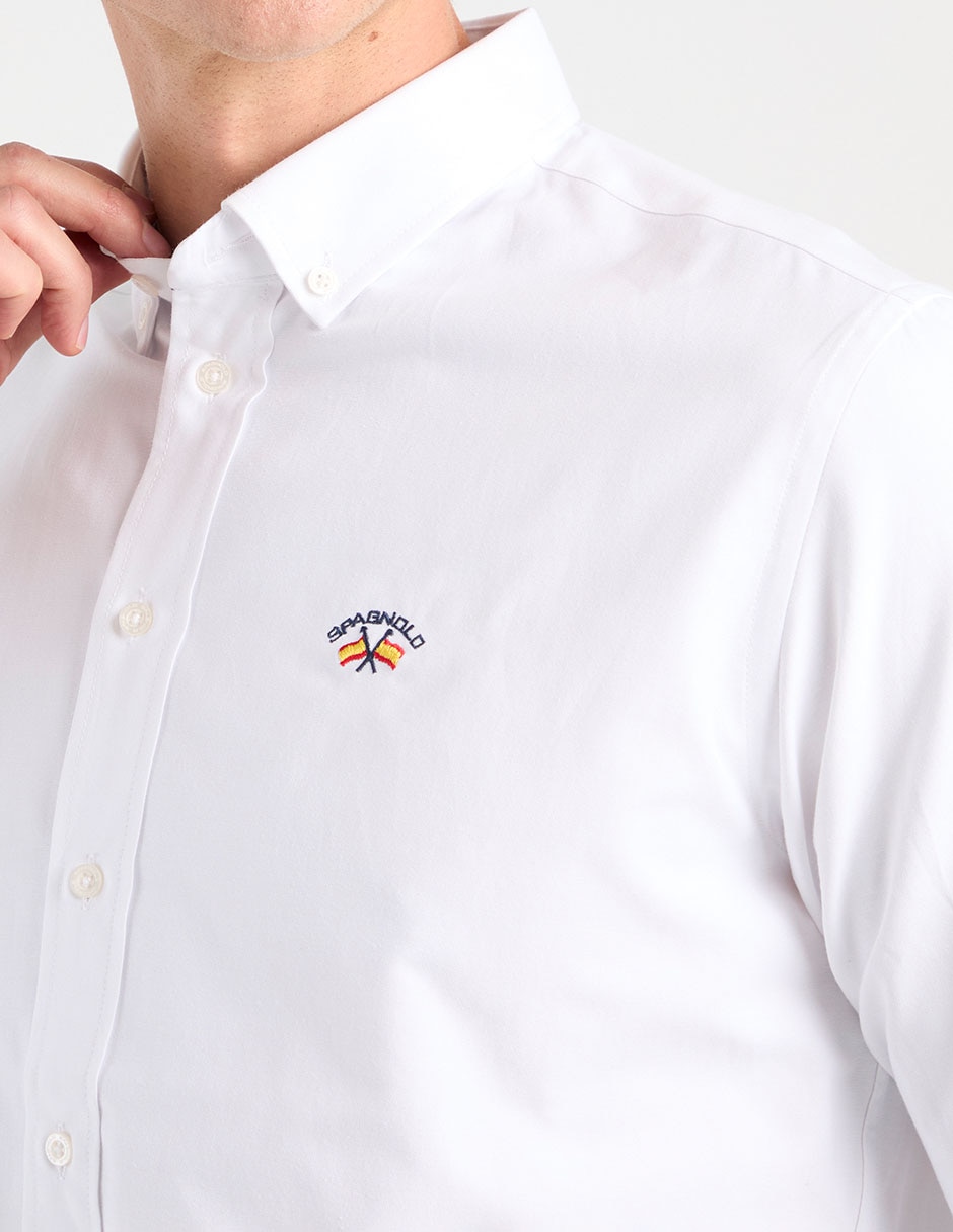 Camisa de vestir manga larga para hombre 4