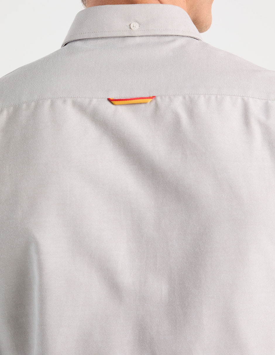 Camisa business casual de algodón manga larga para hombre 5