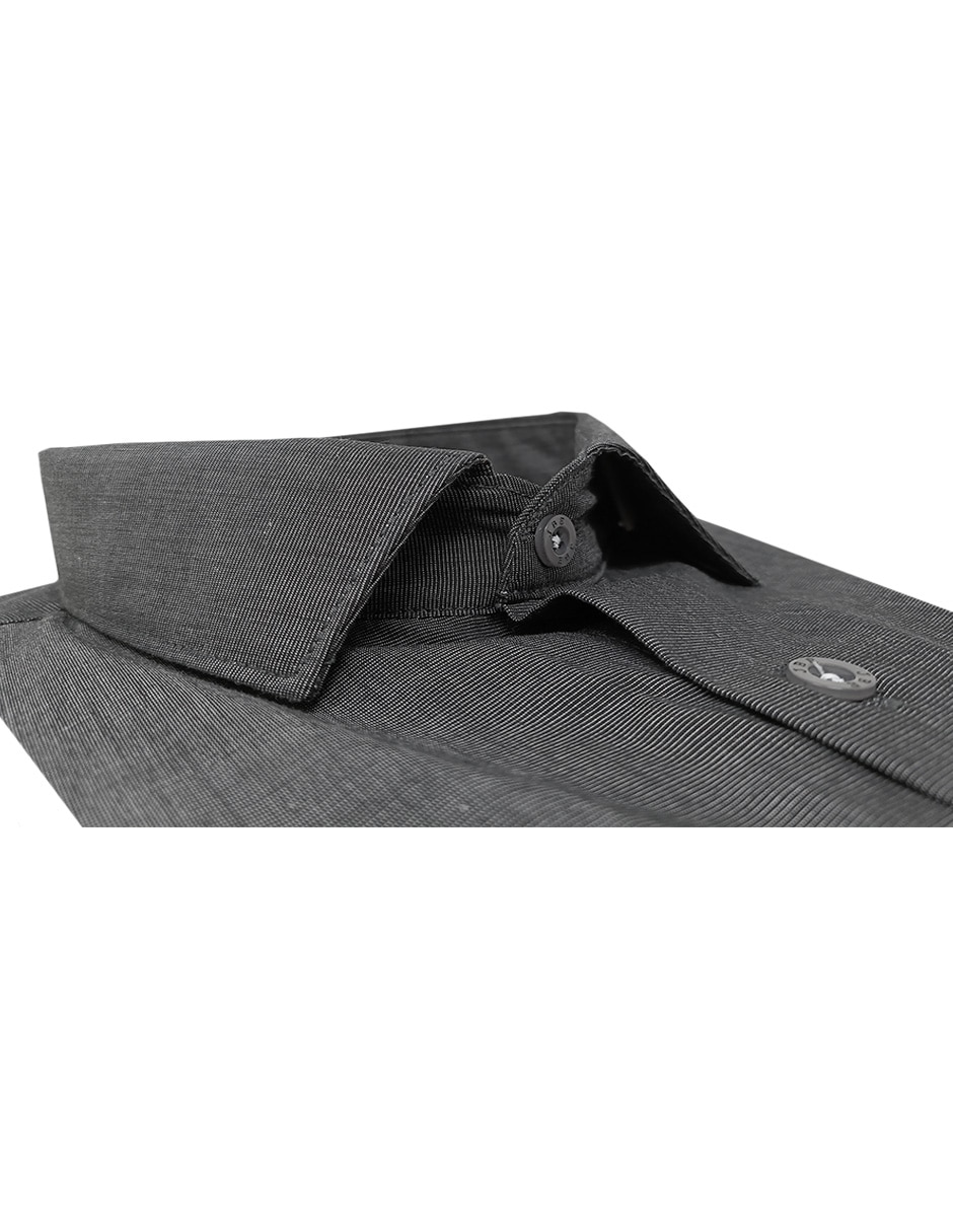 Camisa de vestir de algodón manga larga para hombre 2
