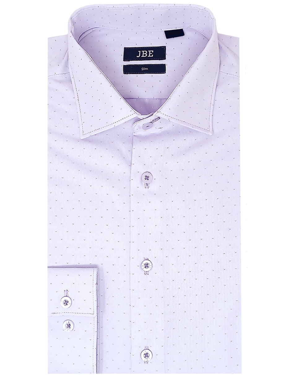 Camisa de vestir Jbe manga larga para hombre