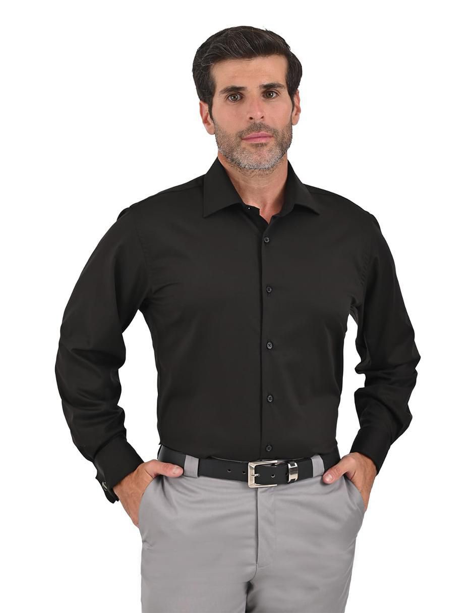 Camisa de vestir de bambú manga larga para hombre Camisa de vestir de bambú manga larga para hombre