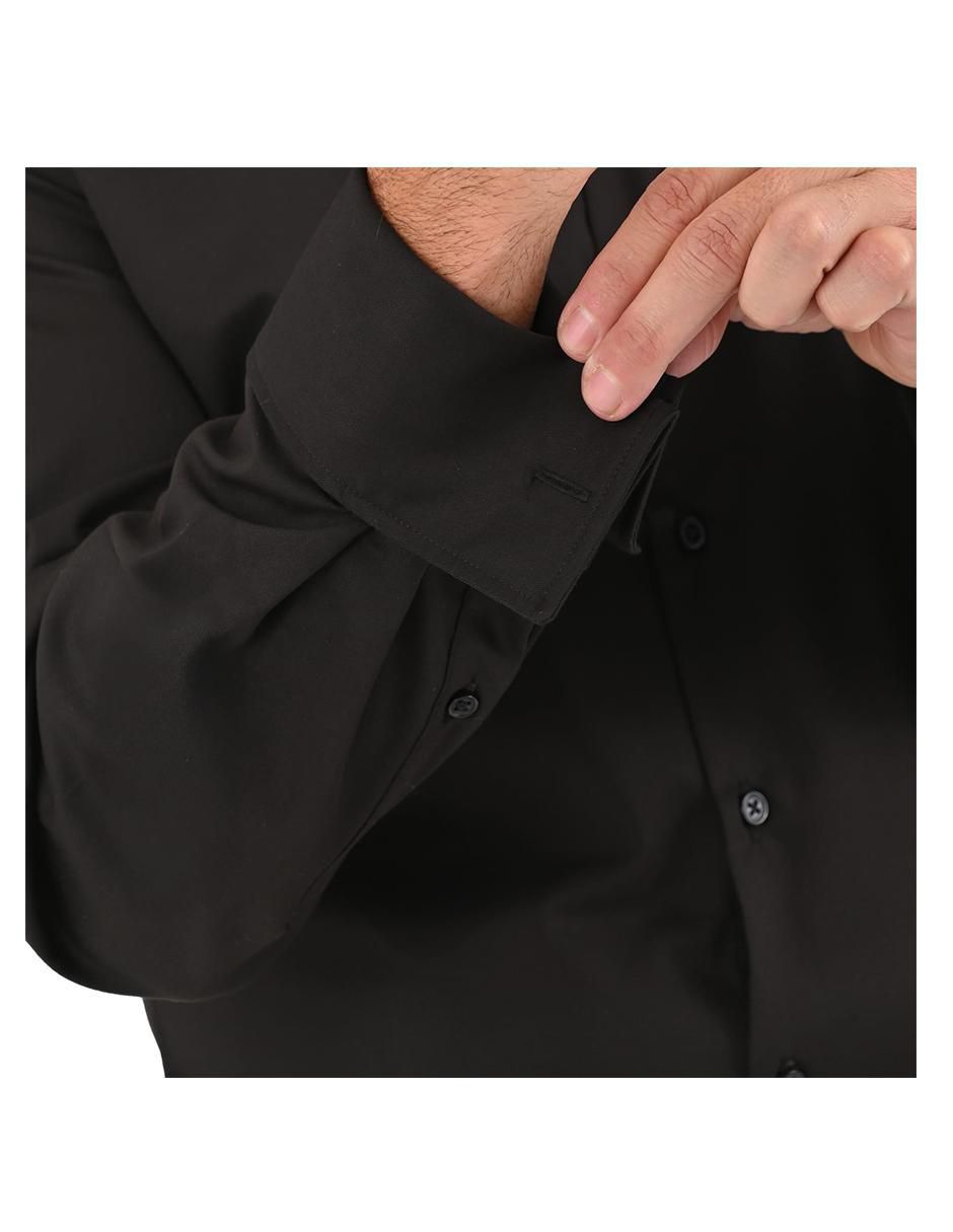 "camisa/sobrecamisa" formal michel blanc "de" (si aplica) bambú "manga" larga "para hombre"