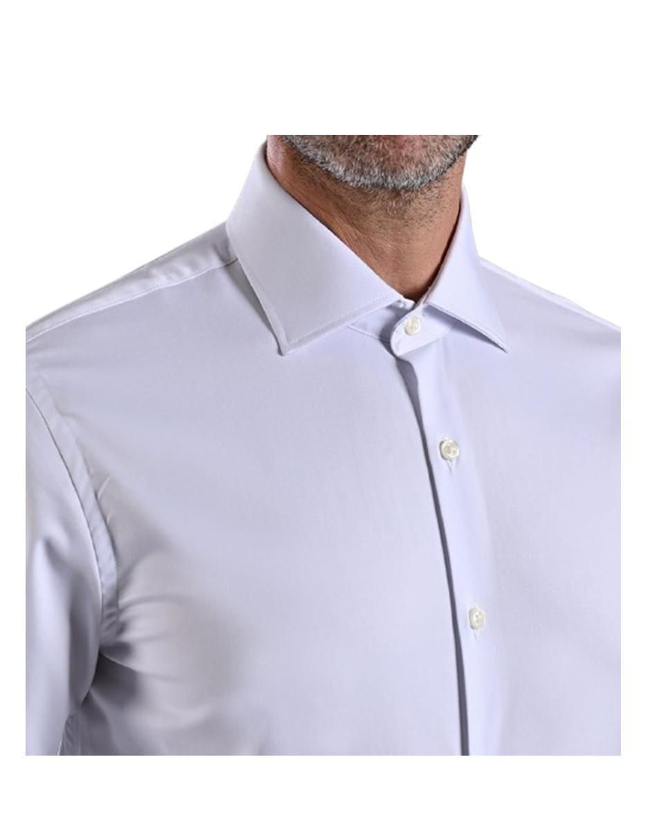 Camisa de vestir de bambú manga larga para hombre 6