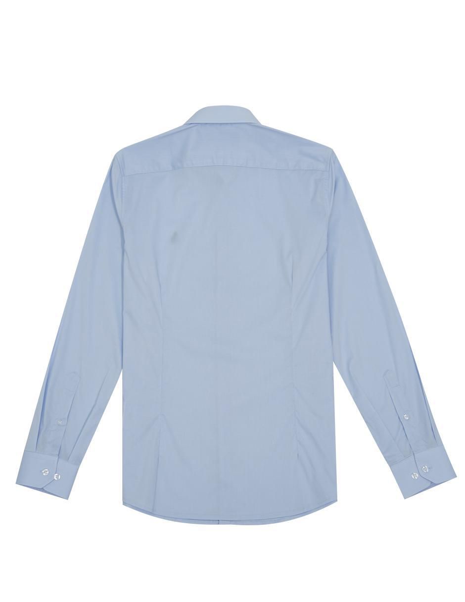 Camisa de vestir de algodón manga larga para hombre 2