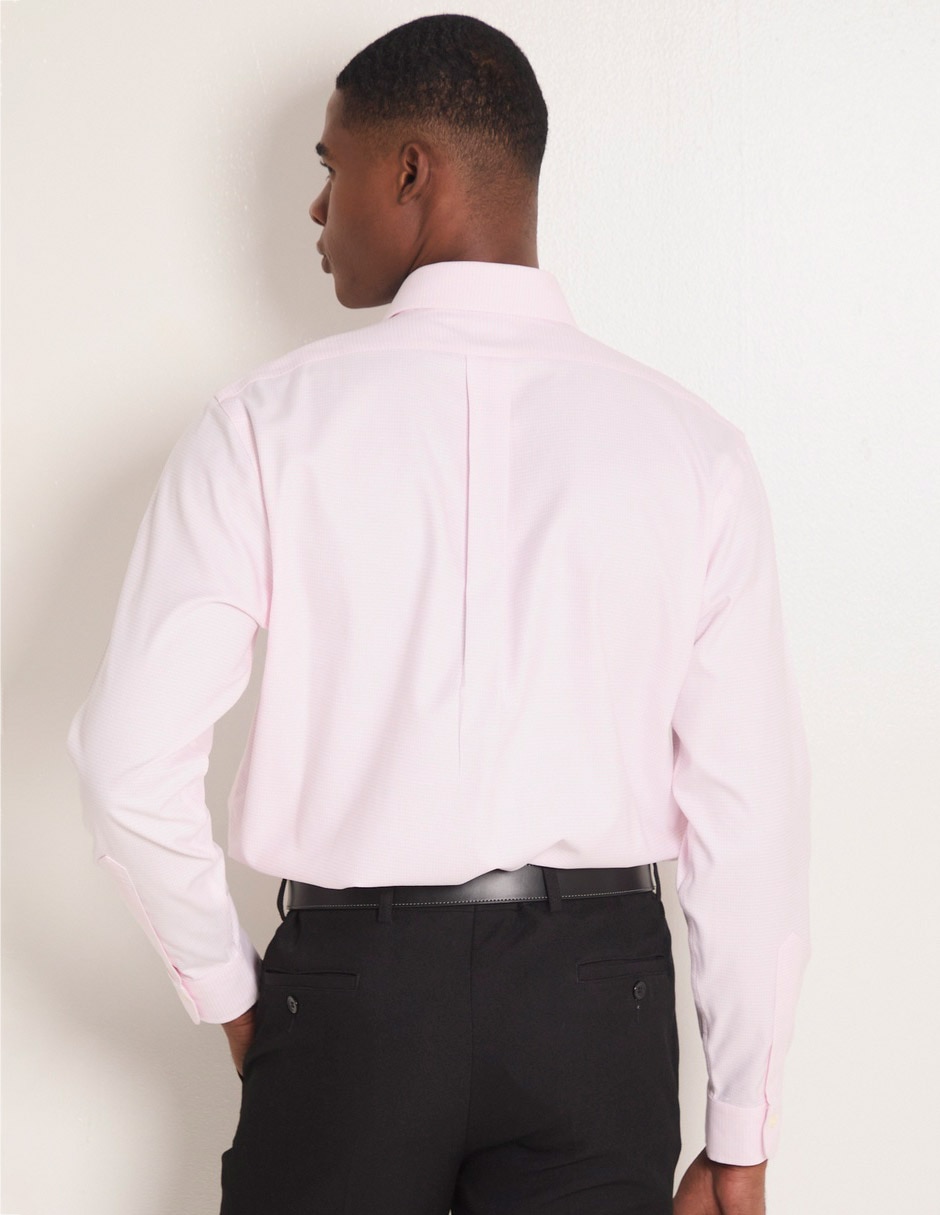 Camisa de vestir de algodón manga larga para hombre 2