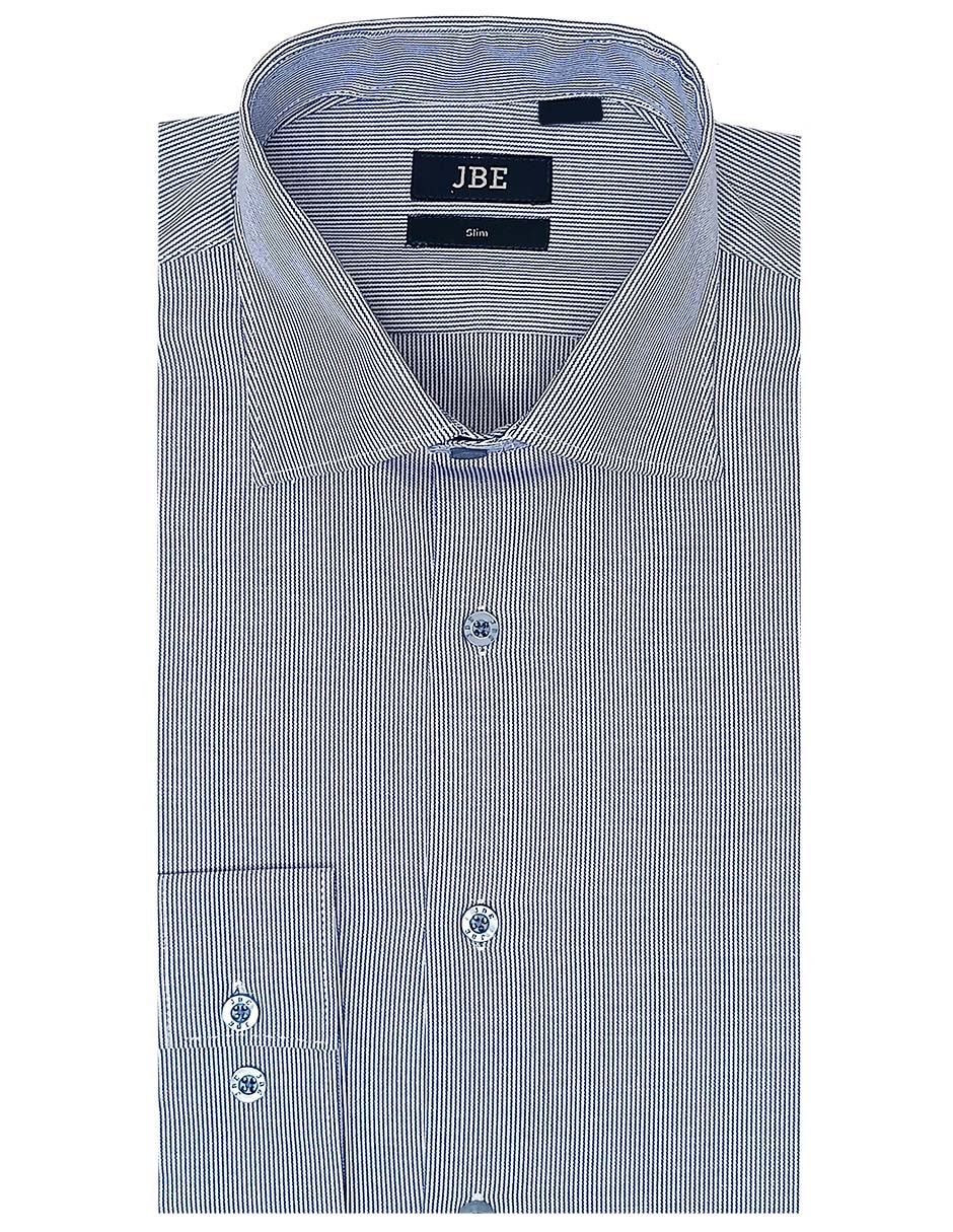 Camisa de vestir de algodón manga larga para hombre 1