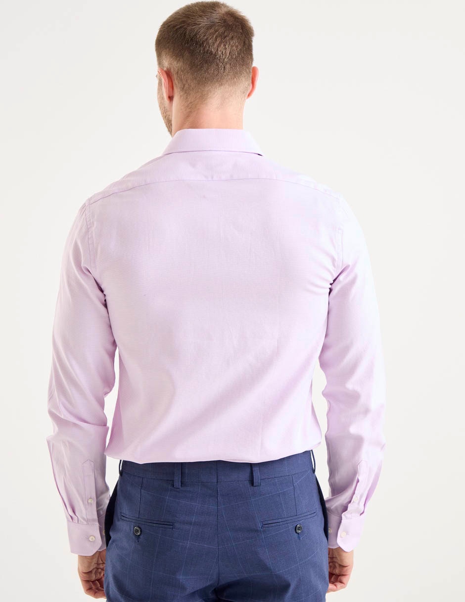 Camisa de vestir de algodón manga larga para hombre 2