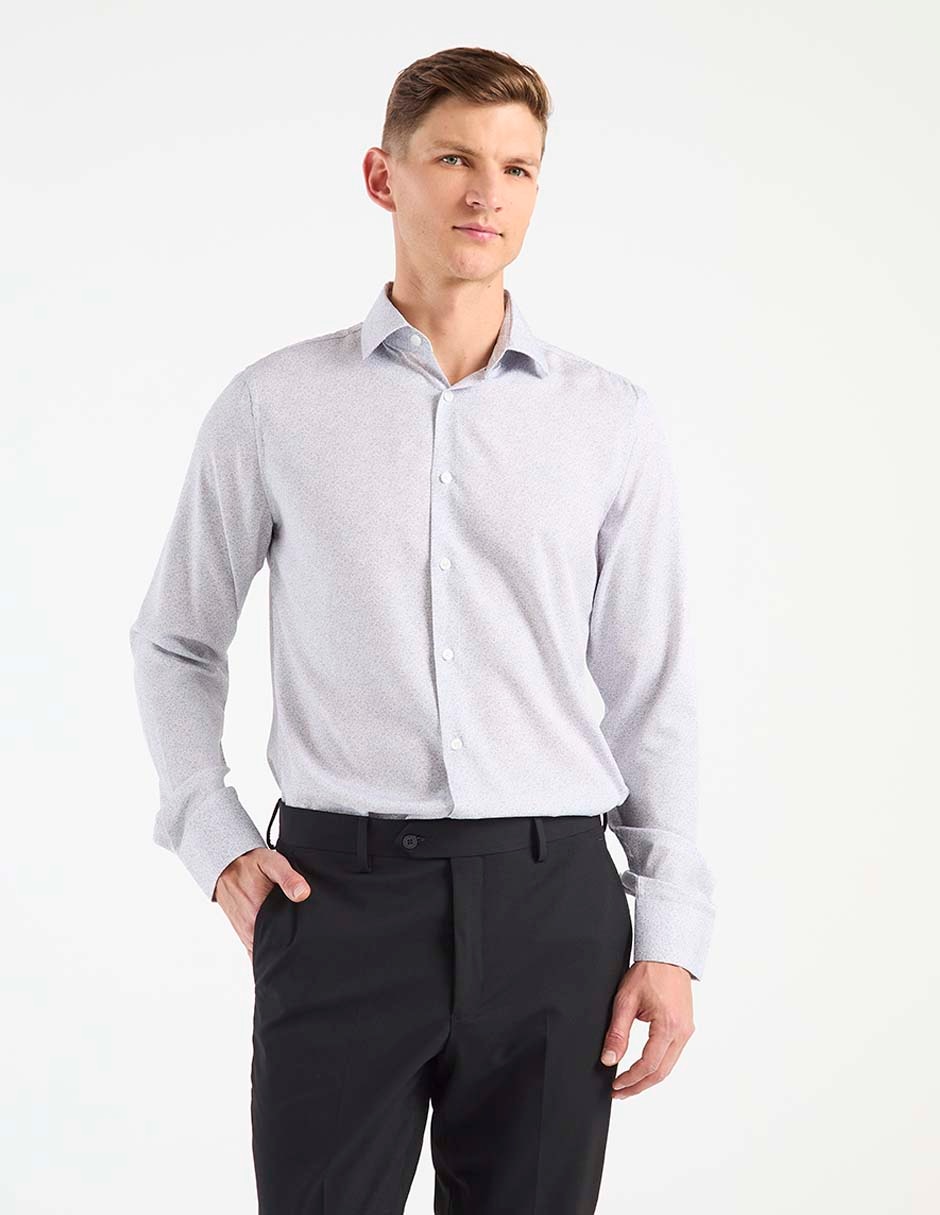 Camisa de vestir manga larga para hombre 1