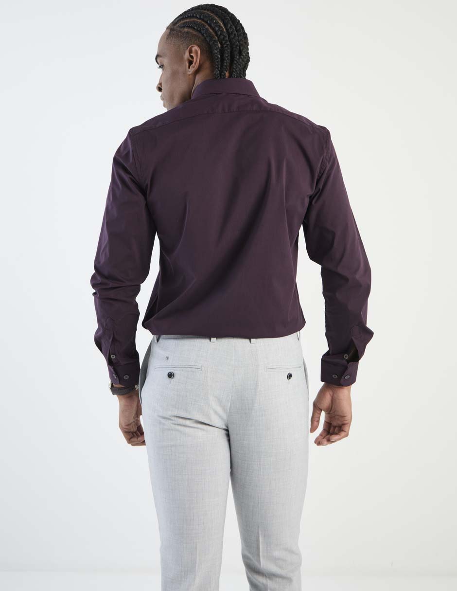 Camisa de vestir manga larga para hombre 2