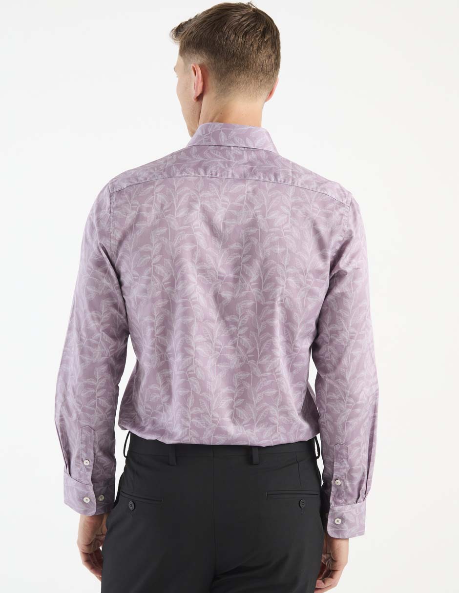 Camisa casual de algodón manga larga para hombre 2