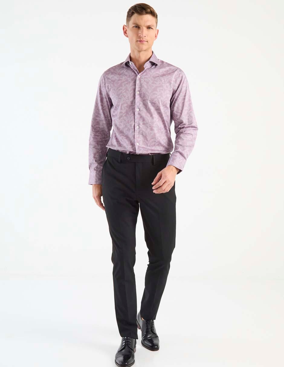 Camisa casual de algodón manga larga para hombre 3