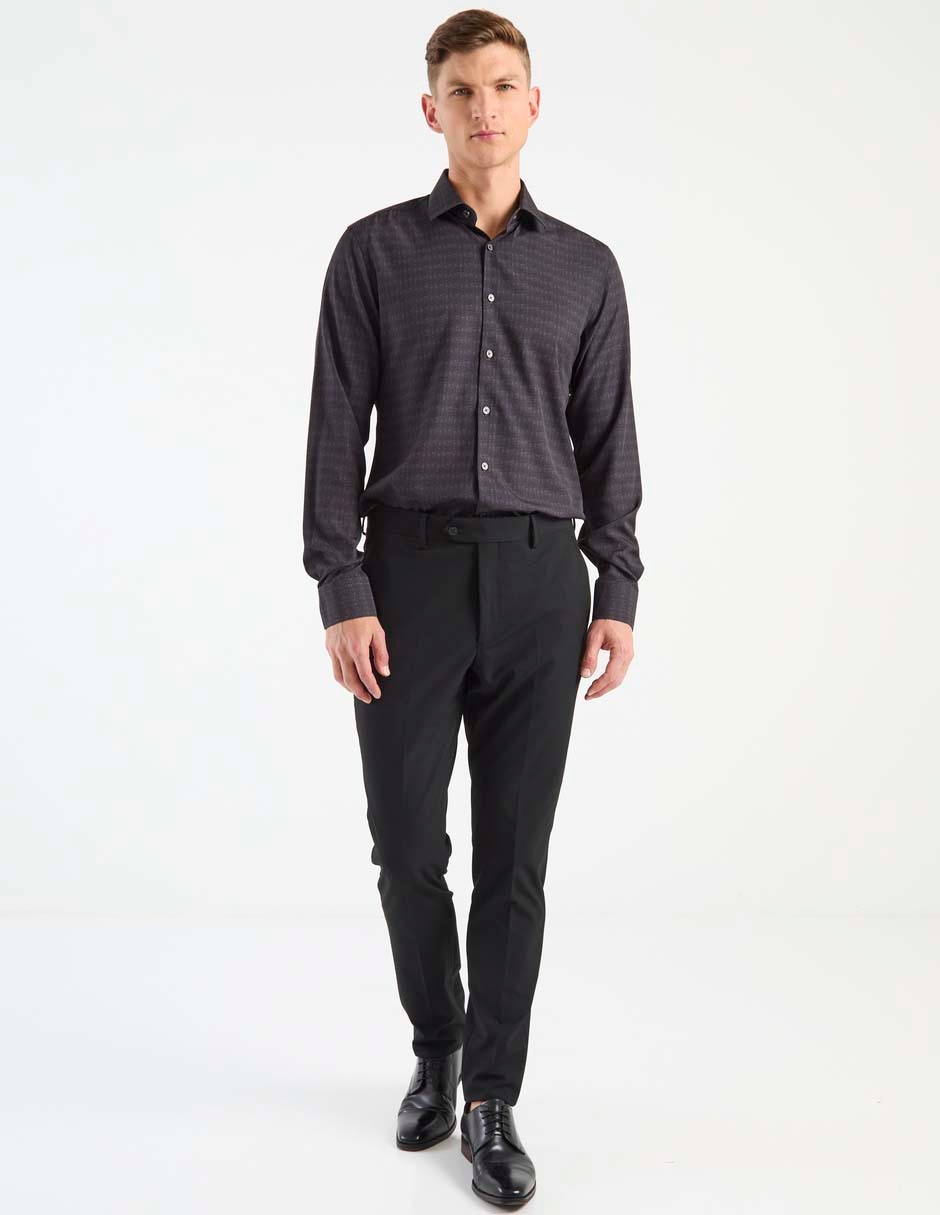 Camisa de vestir manga larga para hombre 3