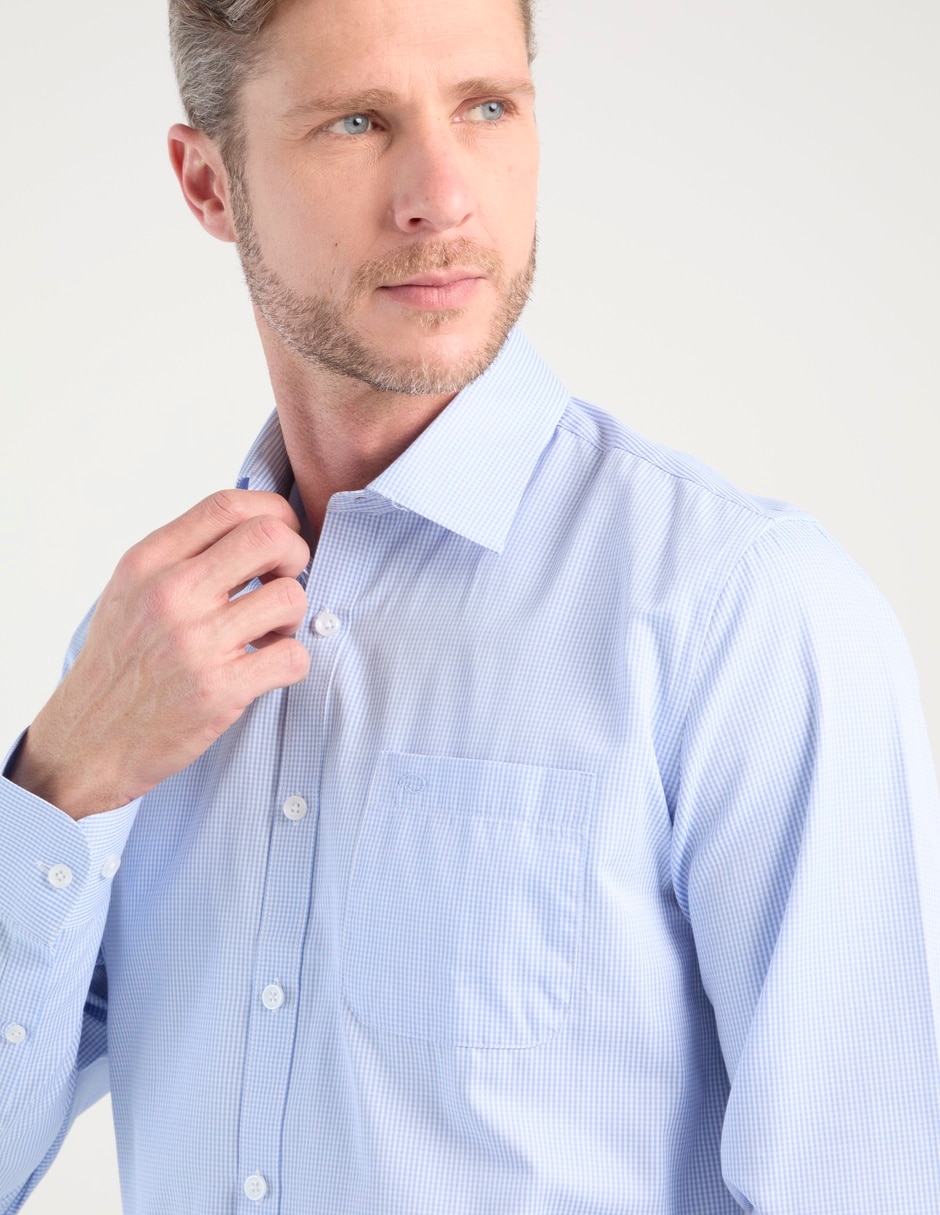 Camisa de vestir manga larga para hombre 4