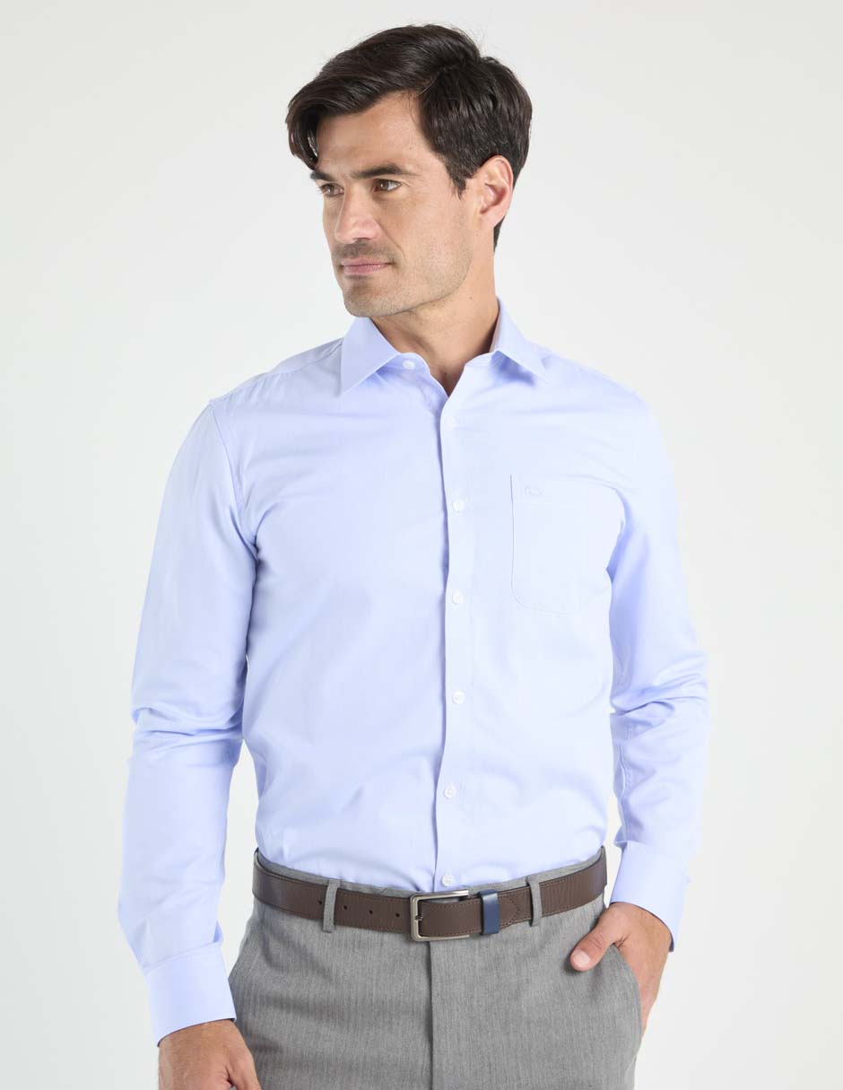 Camisa de vestir manga larga para hombre