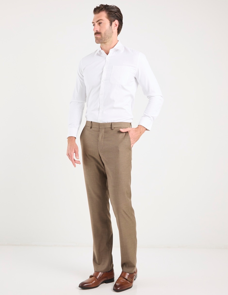 Camisa formal manga larga para hombre 3