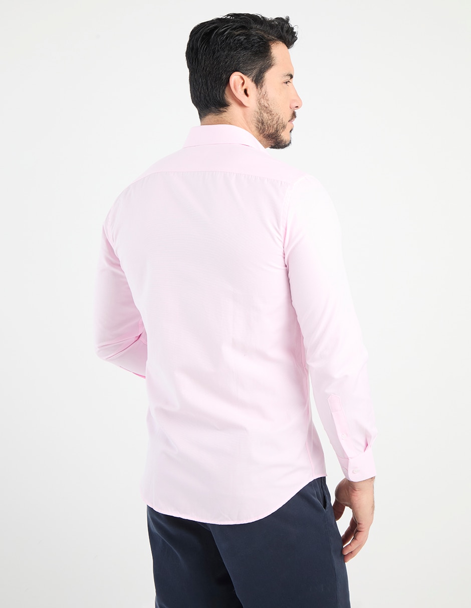Camisa casual de algodón manga larga para hombre 2