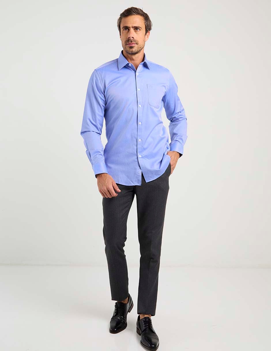 Camisa de vestir manga larga para hombre 3