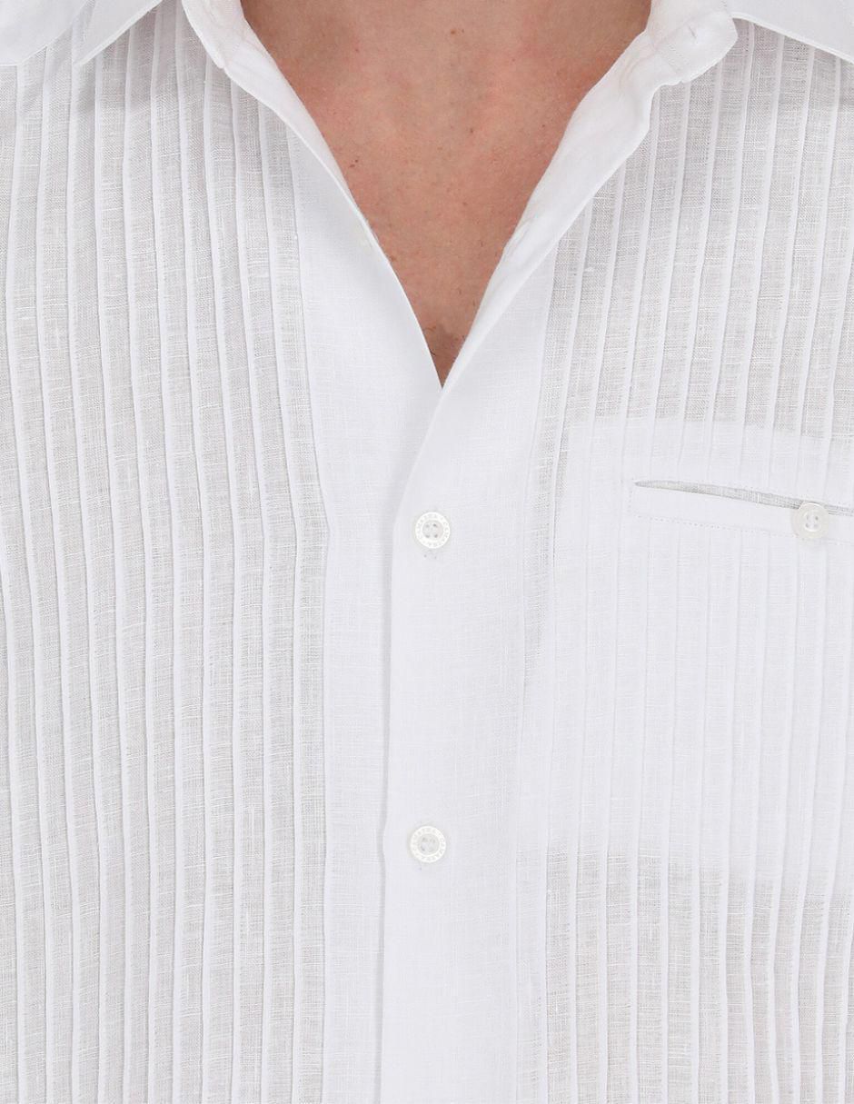 Guayabera manga larga para para hombre 2