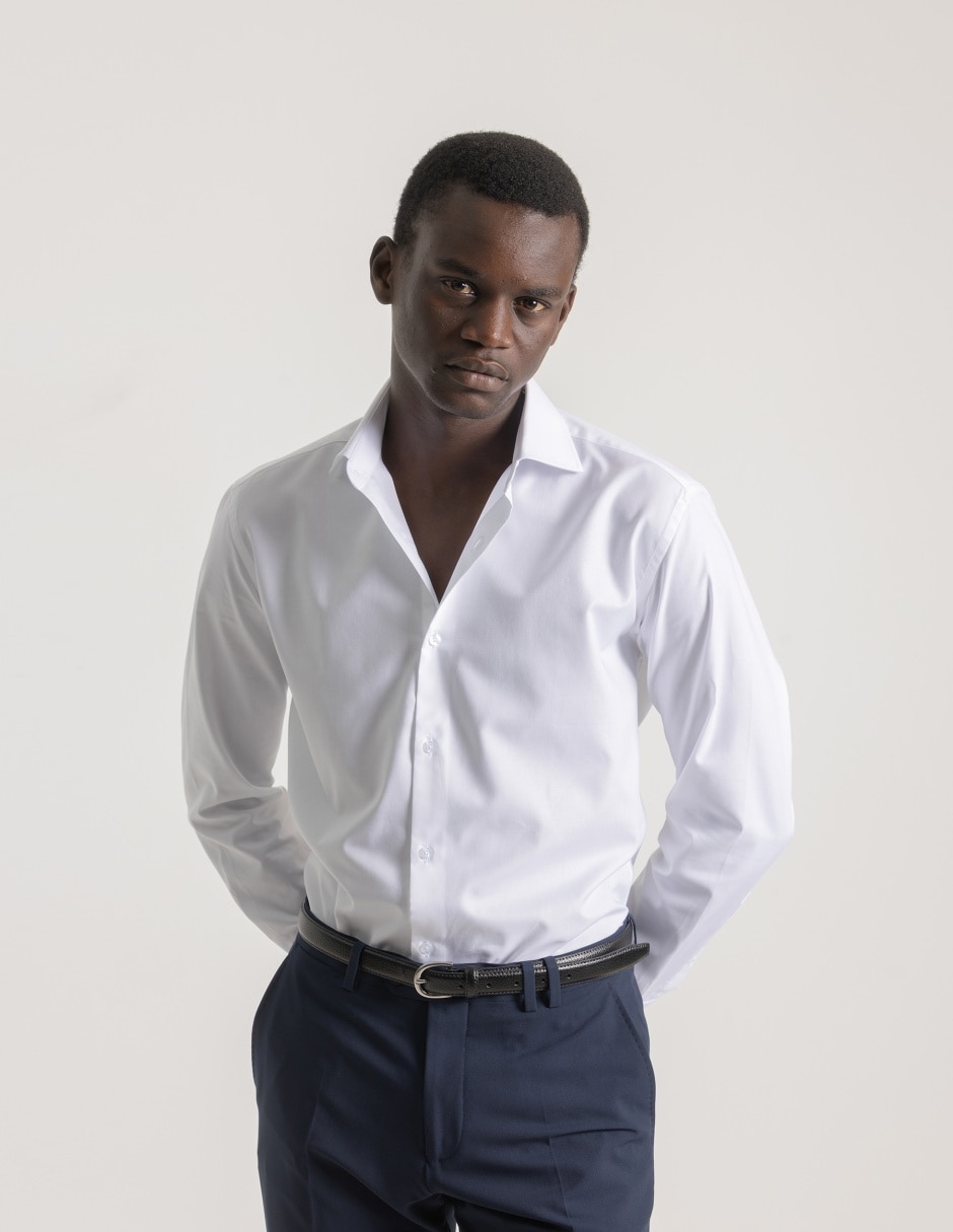 Camisa de vestir manga larga para hombre