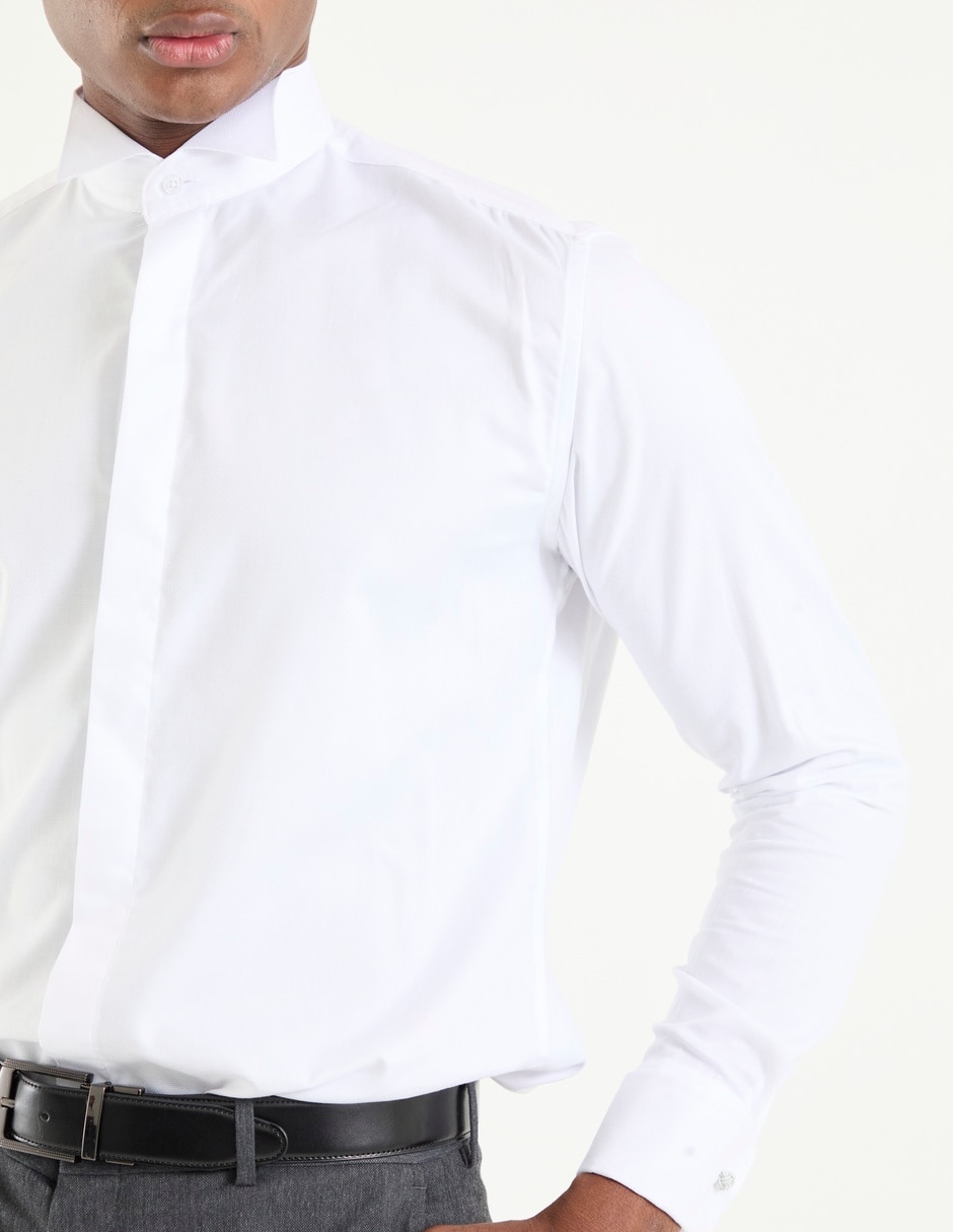 Camisa de vestir manga larga para hombre 4