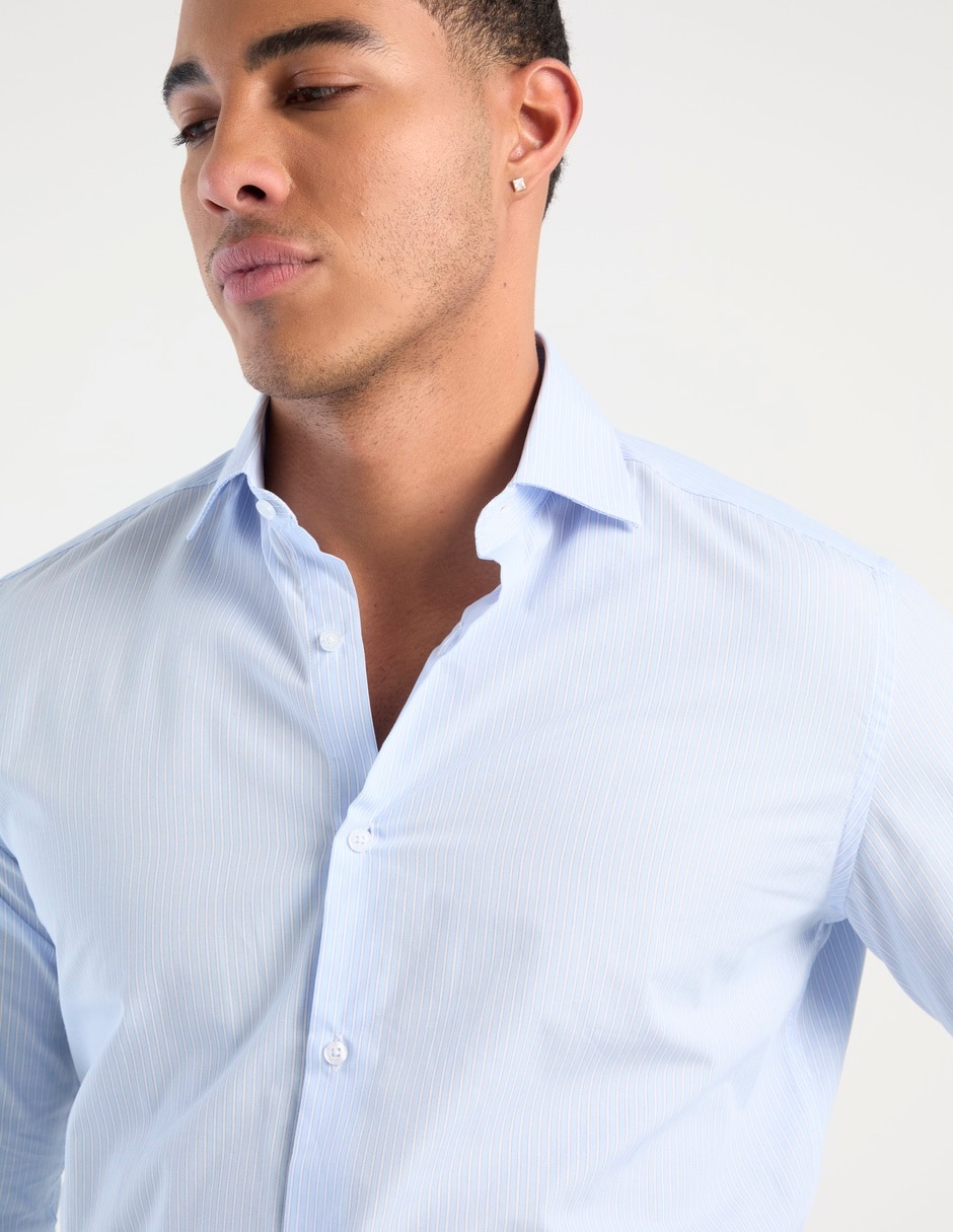Camisa de vestir manga larga para hombre 4