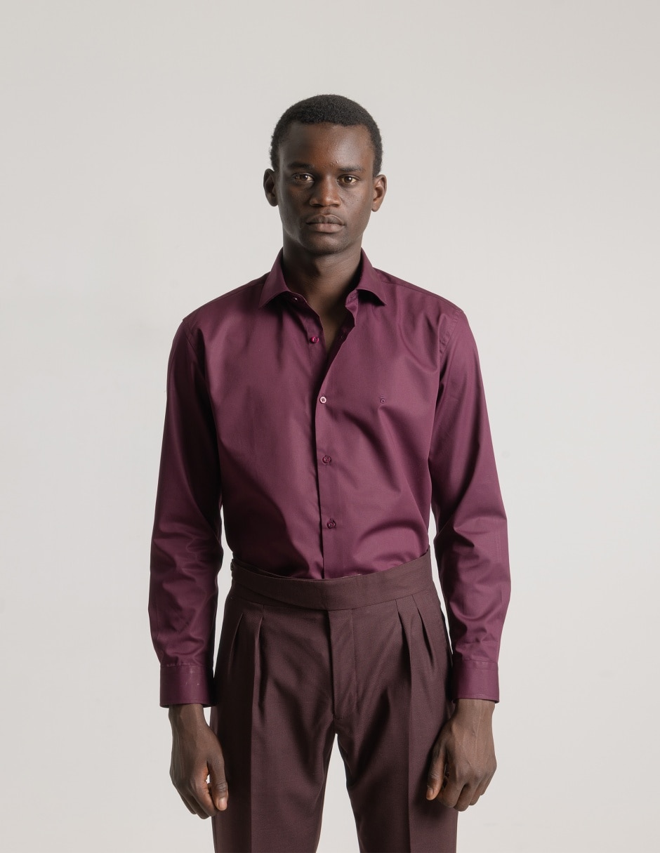 Camisa de vestir manga larga para hombre