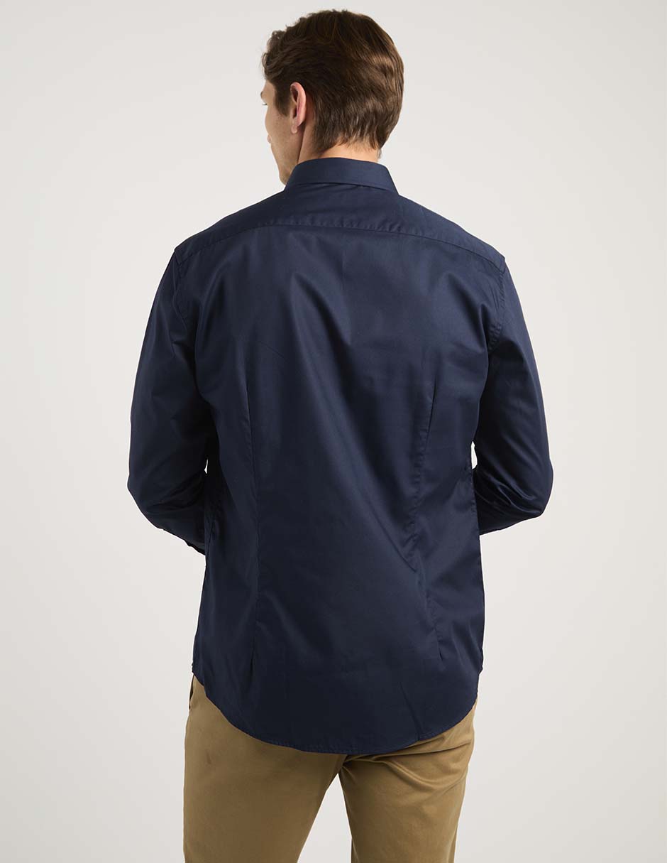 Camisa de vestir manga larga para hombre 6